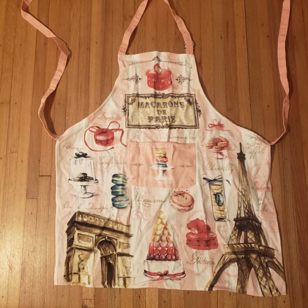 Paris Themed Cooking Apron